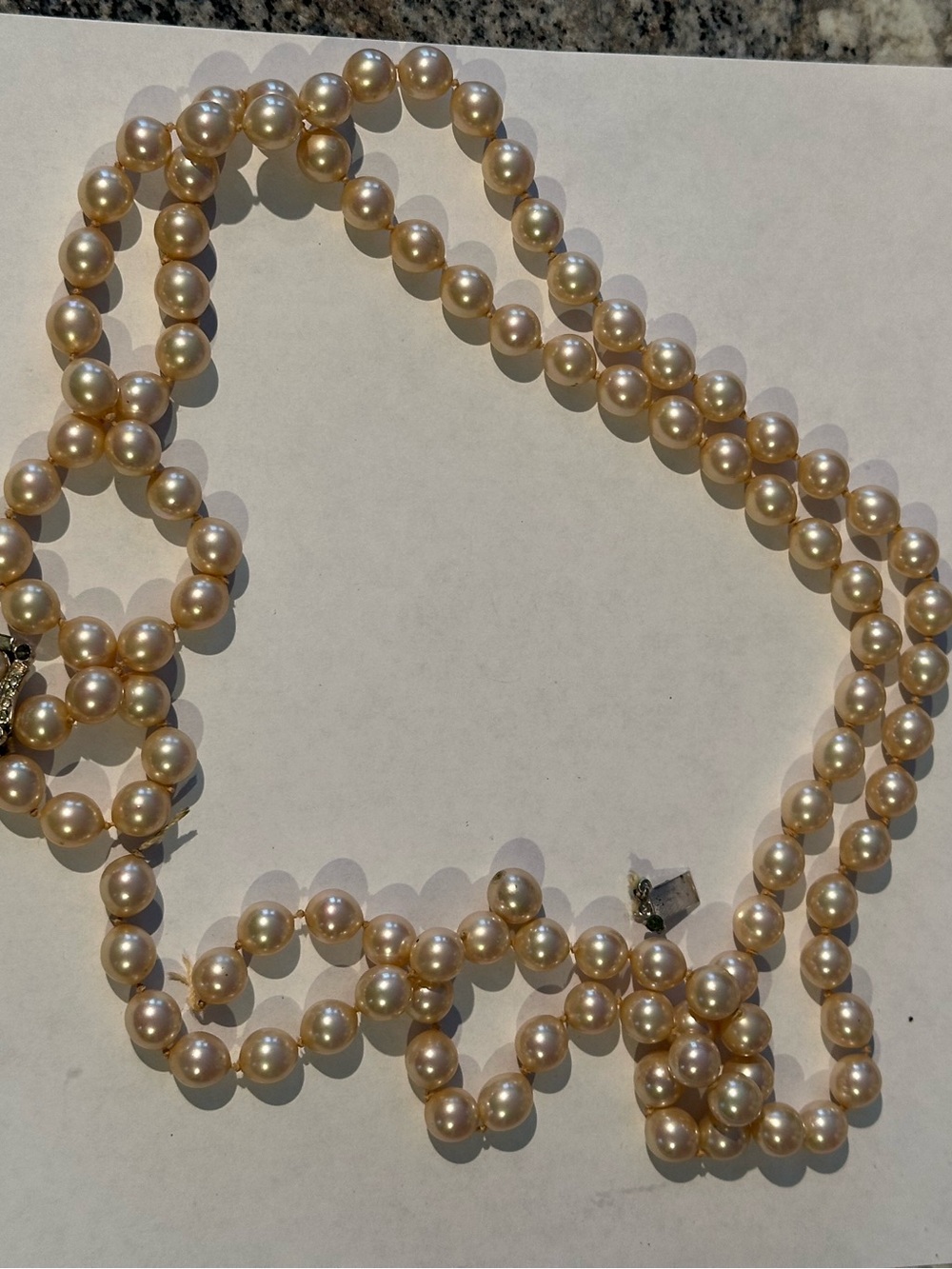 Classic Ivory Pearl Necklace - Elegant Women’s Jewelry
